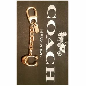 COACH 3D SIGNATURE "C" BAG CHARM